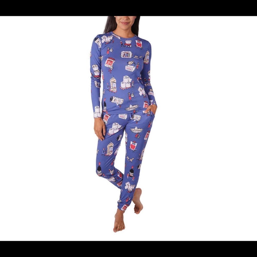Munki Munki Exclusive 2021 Costco Print Comfy Pajamas NWT …. - Picture 5 of 10